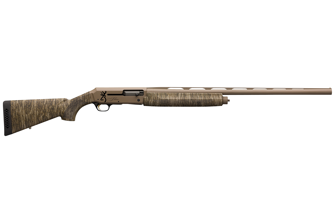 Silver Field 12 Gauge Semi-Auto Shotgun with 28 Inch Barrel and Mossy Oak Bottom