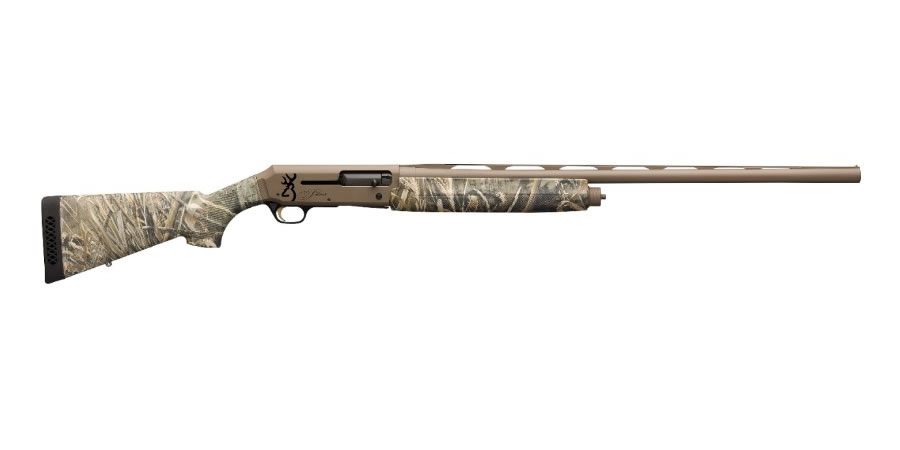 Silver Field 12 Gauge Semi-Auto Shotgun with Realtree Max-5 Stock and FDE Finish