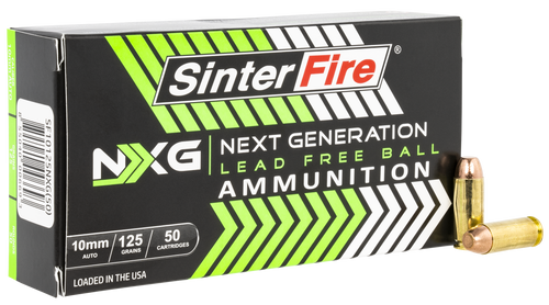 SinterFire Inc Next Generation 10mm, 125gr, Lead Free, 50rd Box