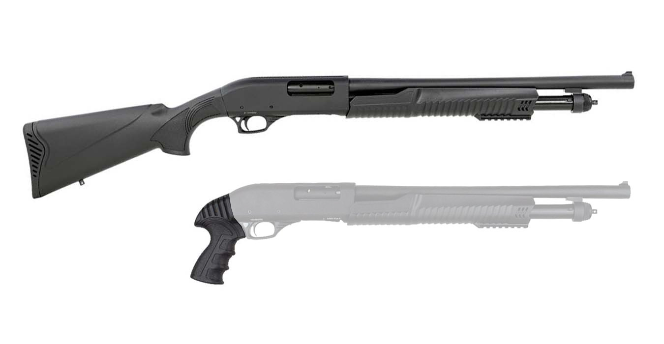 SLB X2 12 Gauge Pump Shotgun with Picatinny Rail and 18.5 Inch Barrel