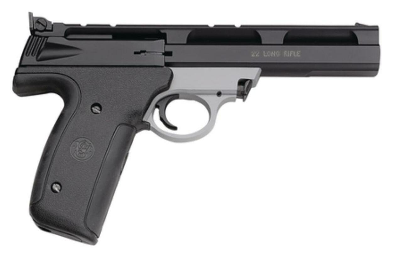 Smith and Wesson 22A 22LR, 5.5 Inch, Adjustable Sights, Black/Gray Finish