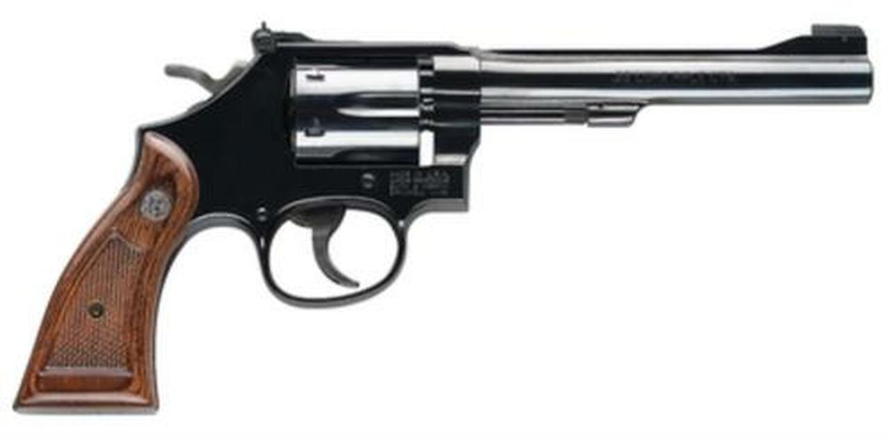 Smith & Wesson 17 Masterpiece Classic 22LR 6″ Barrel Square Butt Grip 6 Rounds
