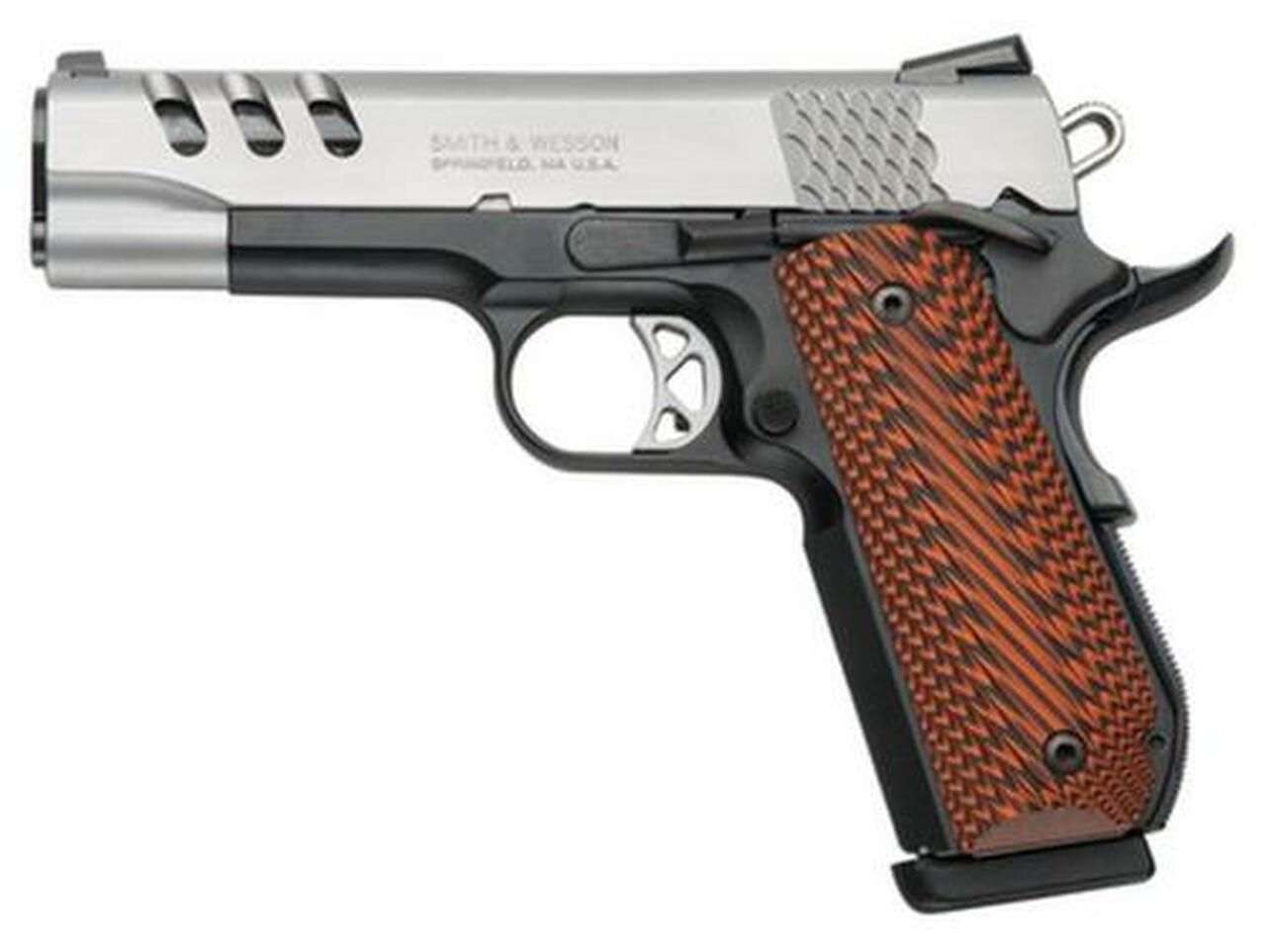 Smith & Wesson 1911 Custom Performance Center45 ACP, 4.25″, Two-Tone Finish, G10 Custom Grip