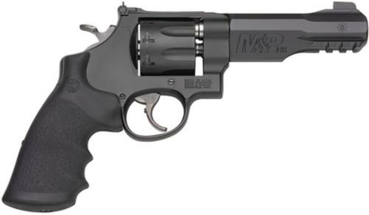 Smith & Wesson 327 M&P R8 Performance Center 357 Mag, 5″ Barrel, Rubber Grip, Black, 8rd