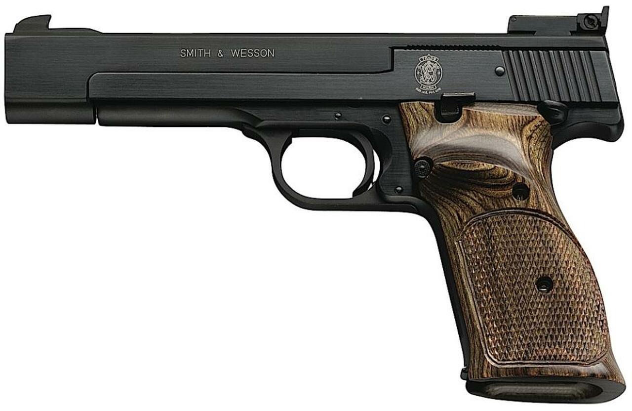 Smith & Wesson 41 22LR, 5.5″ Barrel, Adjustable Sights, Blue Finish, 10rd