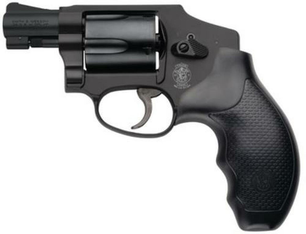 Smith & Wesson 442 Revolver, .38 Special +P, 1 7/8″, Rubber Grip, Matte Black, 5rd