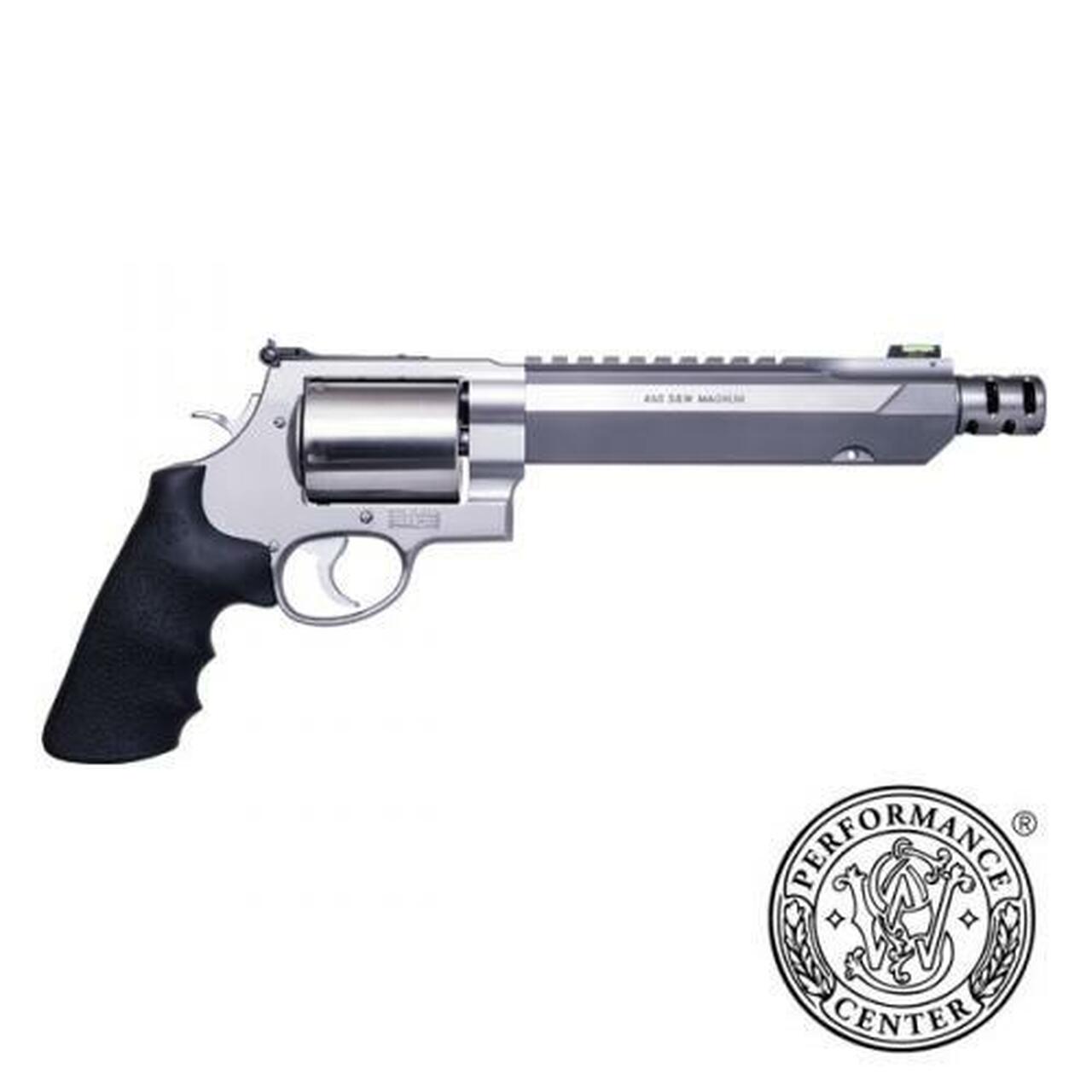 Smith & Wesson 460 Performance Center .460 S&W Mag, 7.5″ Barrel, Rubber Grips, Muzzle Brake