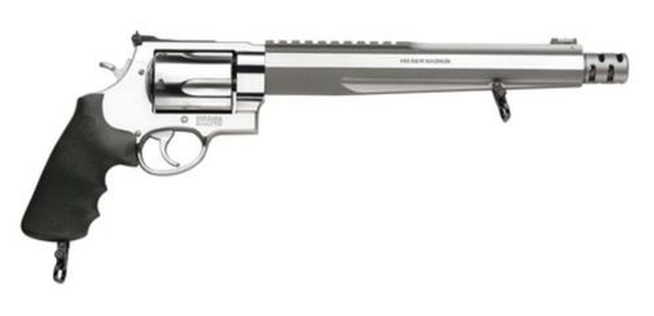 Smith & Wesson 460XVR, Extra-Large, 460SW, 10.5″ Barrel, Stainless Steel Finish, Rubber Grips, Adjustable Sights, 5Rd