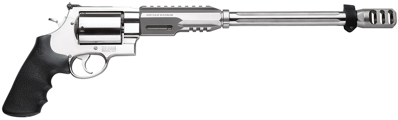 Smith & Wesson 460XVR Performance Center .460SW 14″ Fluted Barrel, Glassbead Finish, Picatinny-Style Rail, Bipod