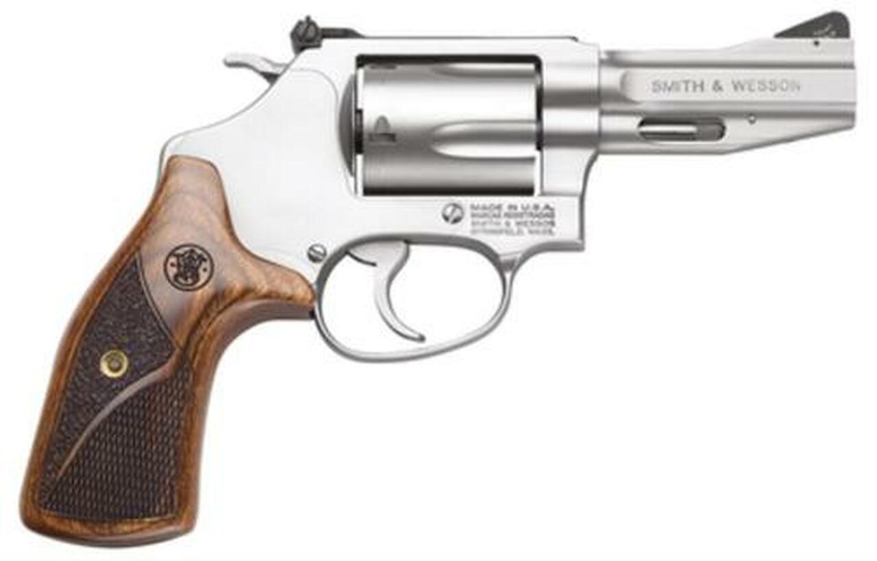 Smith & Wesson 60 Pro Series 357 Magnum/.38 +P 3″ Barrel Matte SS Laminate Wood Grip