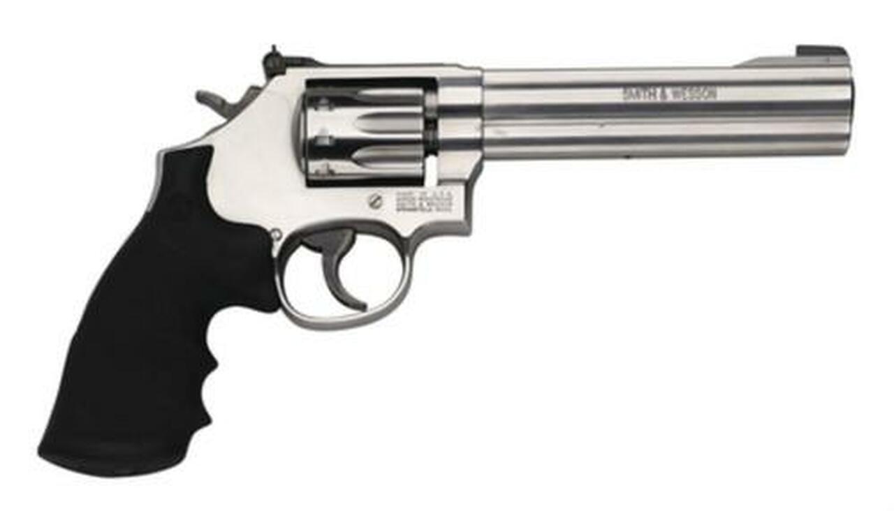 Smith & Wesson 617 K-22 Masterpiece 22LR 6″ Barrel Houge Rubber Grip 10rd