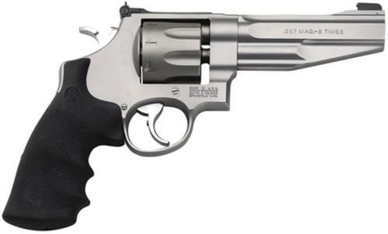 Smith & Wesson 627 Performance Center 357 Mag 5″ Barrel, Wood and Synthetic Grip Matte SS, 8rd
