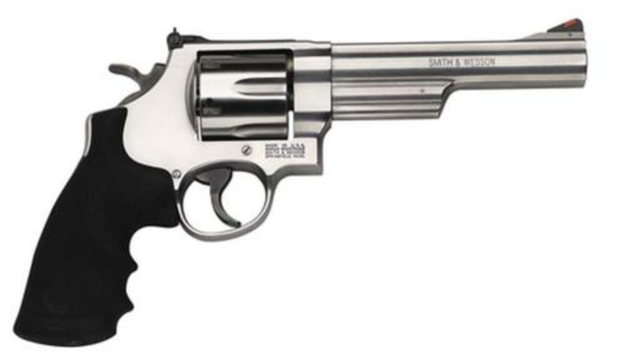 Smith & Wesson 629 44 Mag 6″ 6rd Synthetic Grip Adjustable Sight Matte Stainless Finish