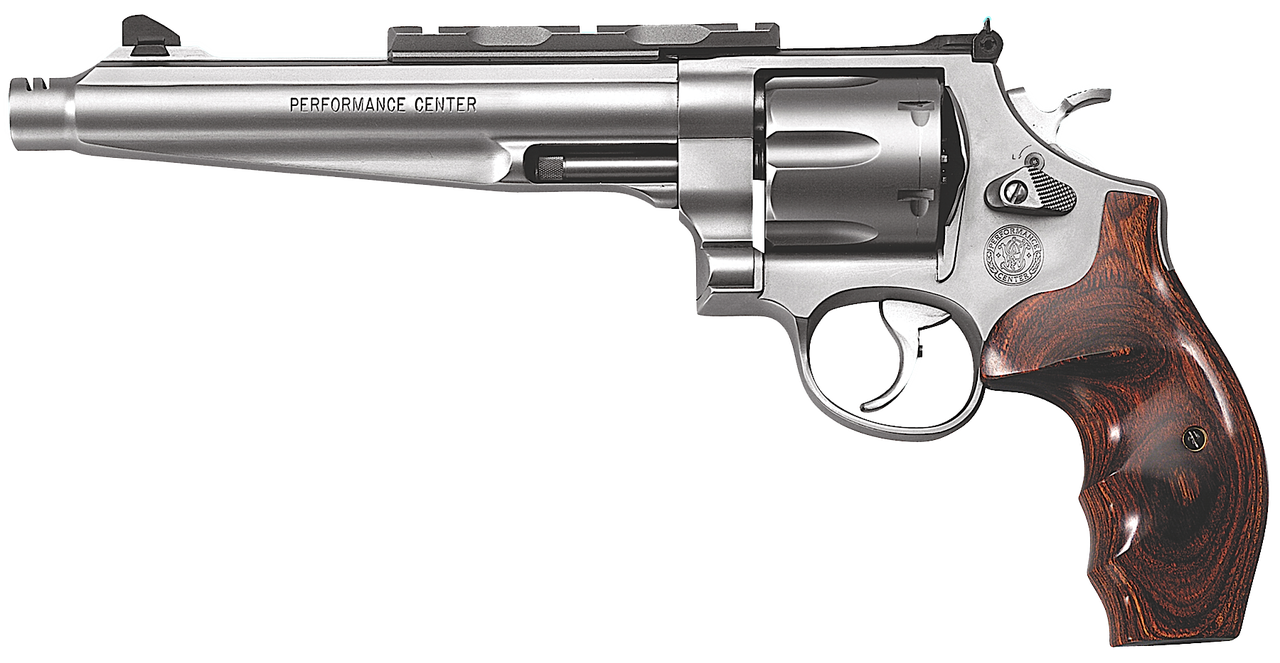 Smith & Wesson 629 Performance Center, .44 Mag, 7.5″, 6rd, Wood Grips