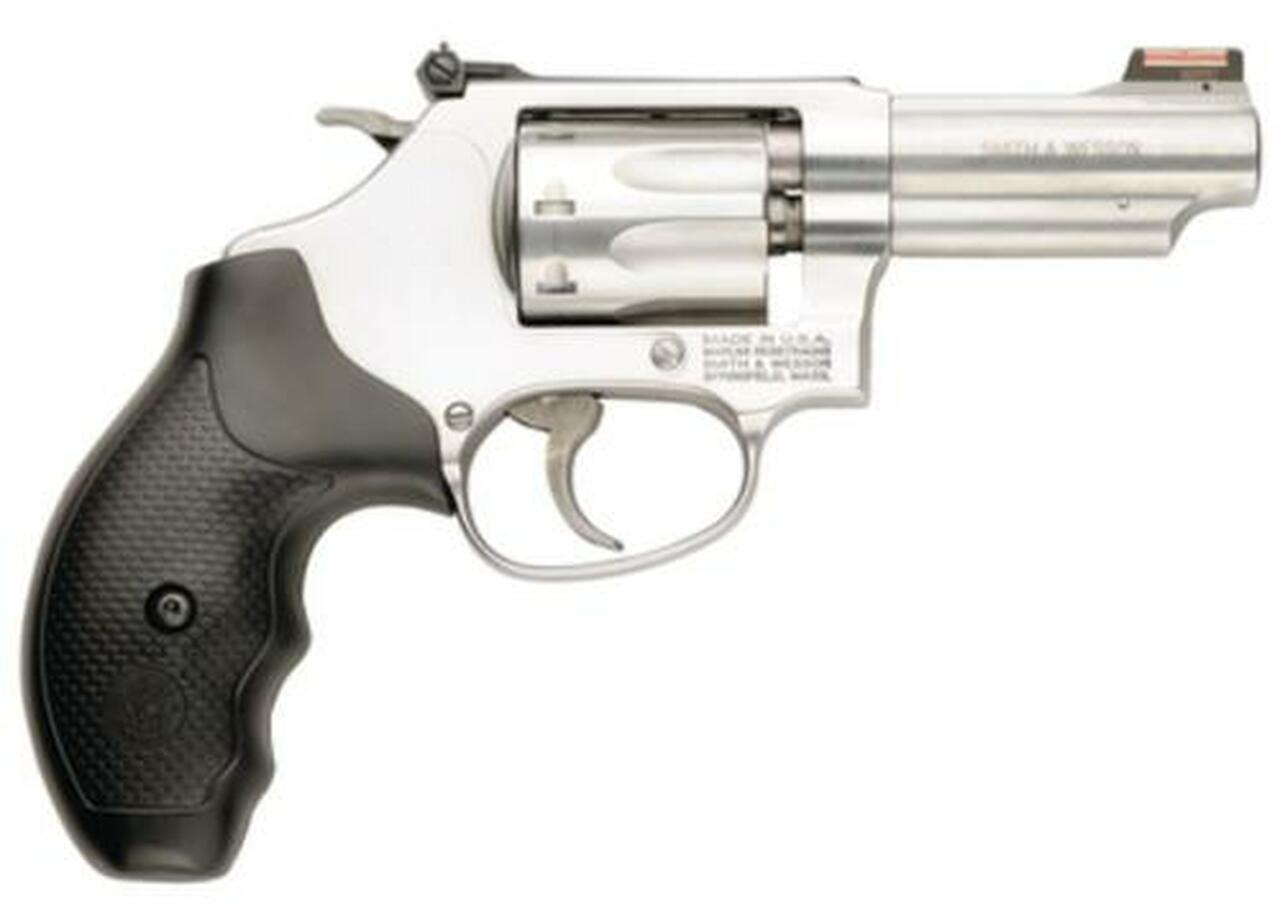 Smith & Wesson 63 22LR 3 Inch Barrel Stainless Steel Barrel Frame And Cylinder Front Fiber Optic Sights 8 Round