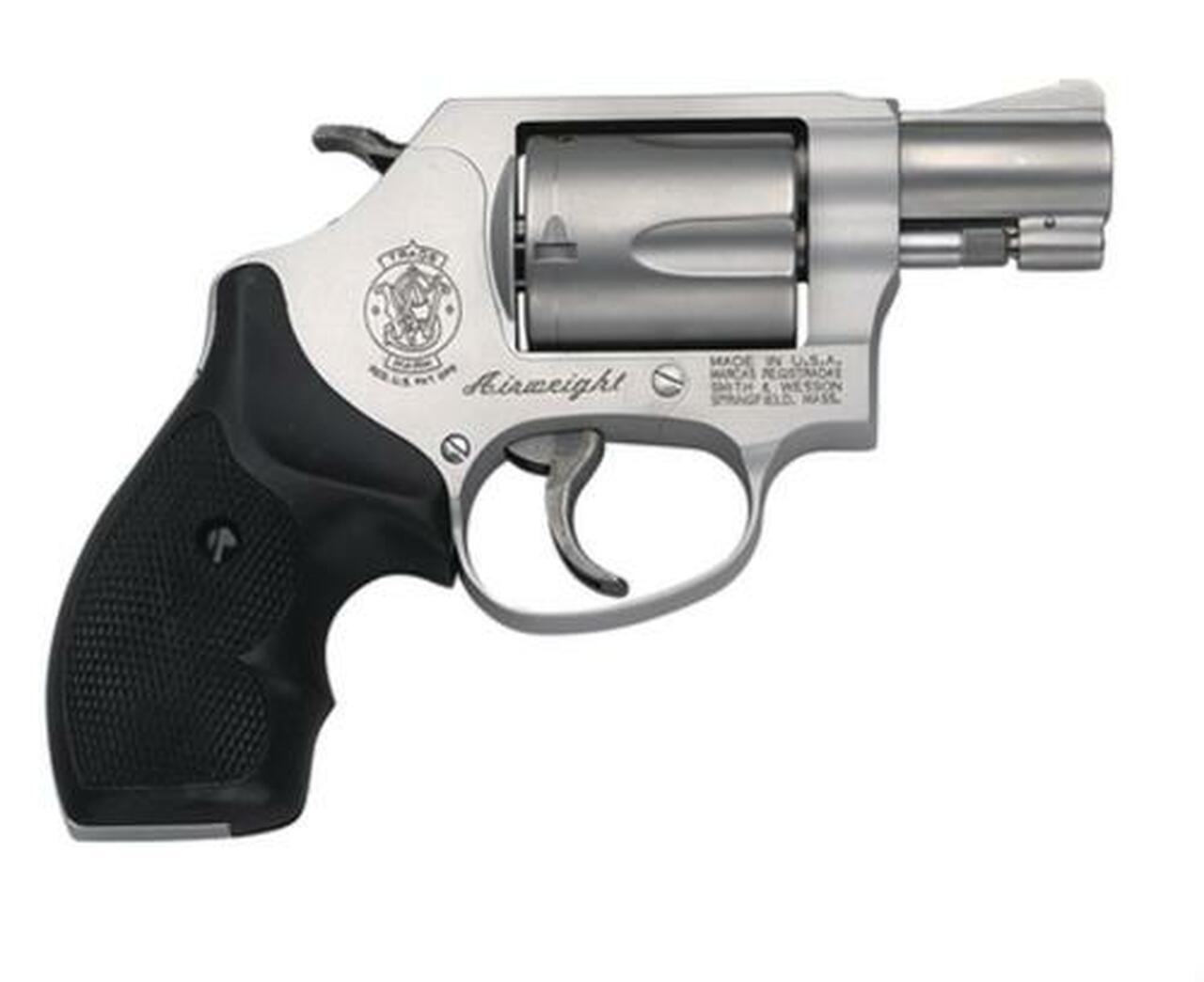 Smith & Wesson 637 Airweight .38 Spec, 1.87″, Synthetic Grip, Matte Silver Finish, 5rd