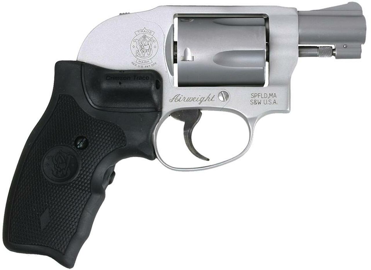Smith & Wesson 638 Bodyguard Airweight .38 Spl +P 1.87″ Barrel, Crimson Trace Grips 5rd