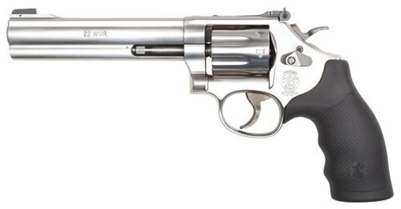Smith & Wesson 648 22 WMR, 6″ Barrel, Stainless, 8rd