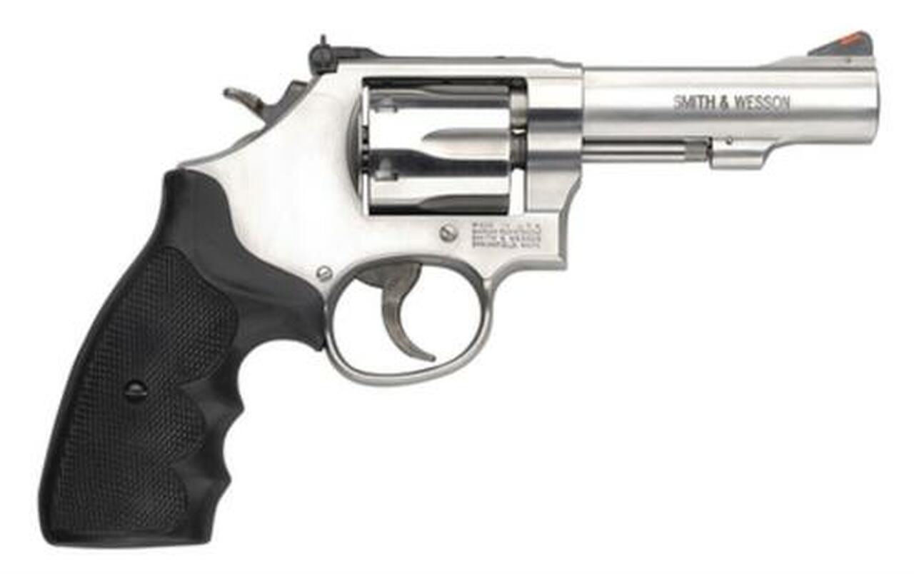 Smith & Wesson 67 Combat Masterpiece 38 Special 4″ 6rd Rubber Grip Red Ramp Sight SS