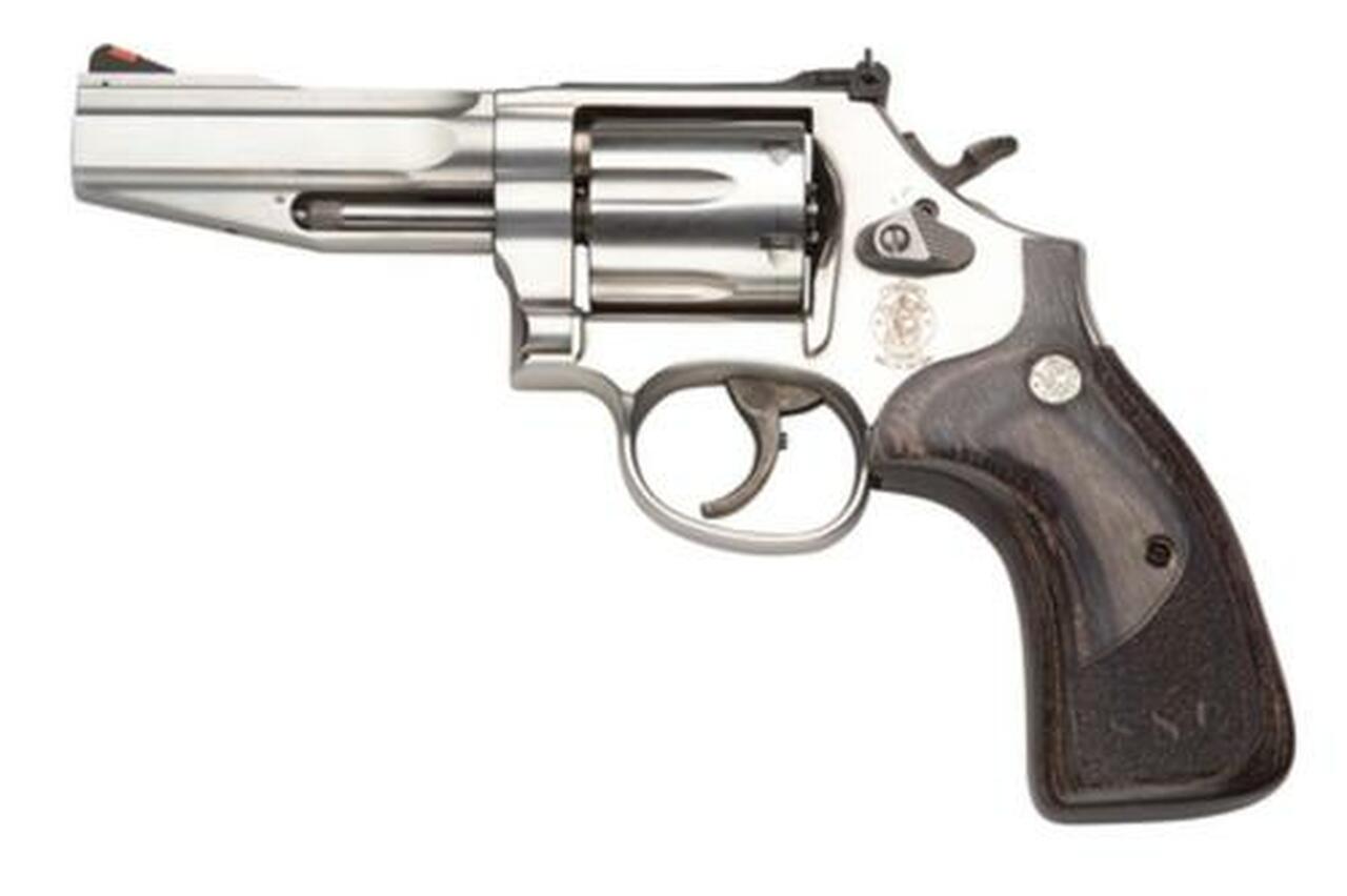 Smith & Wesson 686 357 Mag, 4″ Barrel, Adjustable Sights, Stainless Steel, 6rd