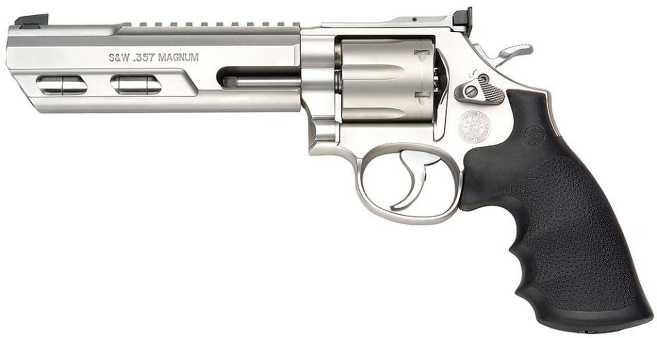 Smith & Wesson 686 Competitor Performance Center 357/38 6″ Weighted Barrel Hogue Grip