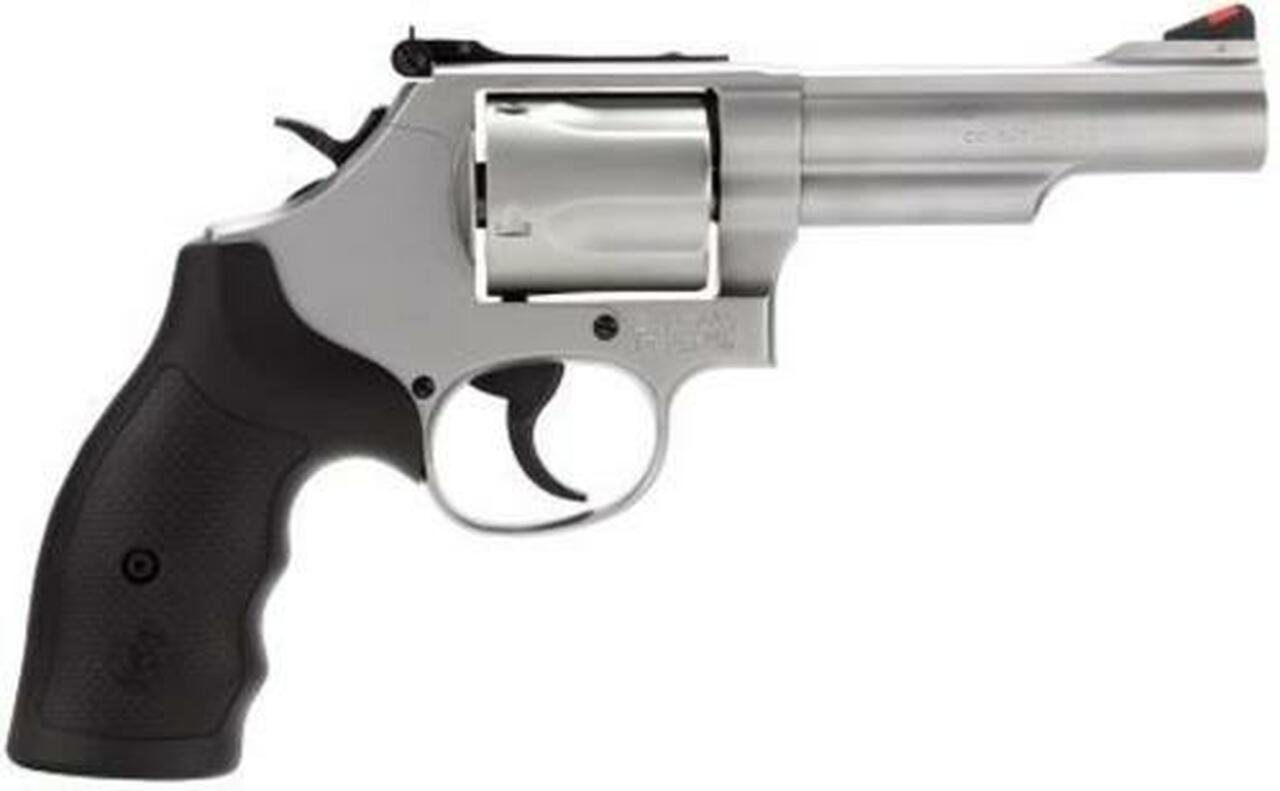 Smith & Wesson 69 .44 Magnum/.44 Special 4.25″ SS Barrel Adjustable Rear Sight 5 Round