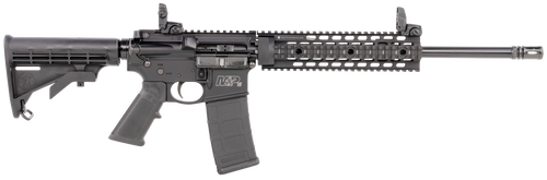 Smith & Wesson LE M&P15 223 Remington/5.56 NATO 16″ 30rd,6-Position Black Stock Black Armornite