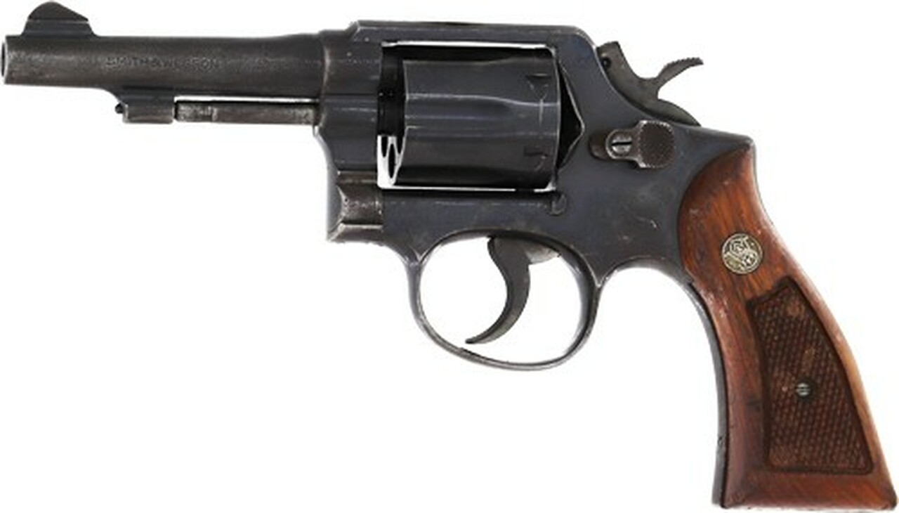 Smith & Wesson M10-5 .38 Spl 4″ Barrel, Used Police Surplus, Good Condition, Grips Vary