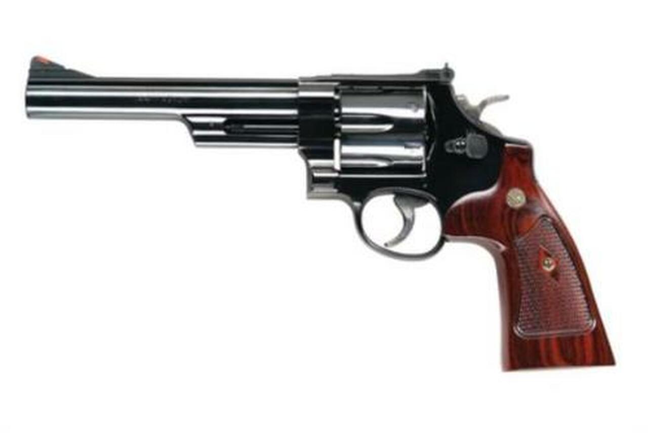 Smith & Wesson Model 29 Classic .44 Mag/.44 Special, 6.5″ Barrel, Blue Finish, Wood Grip, 6rd