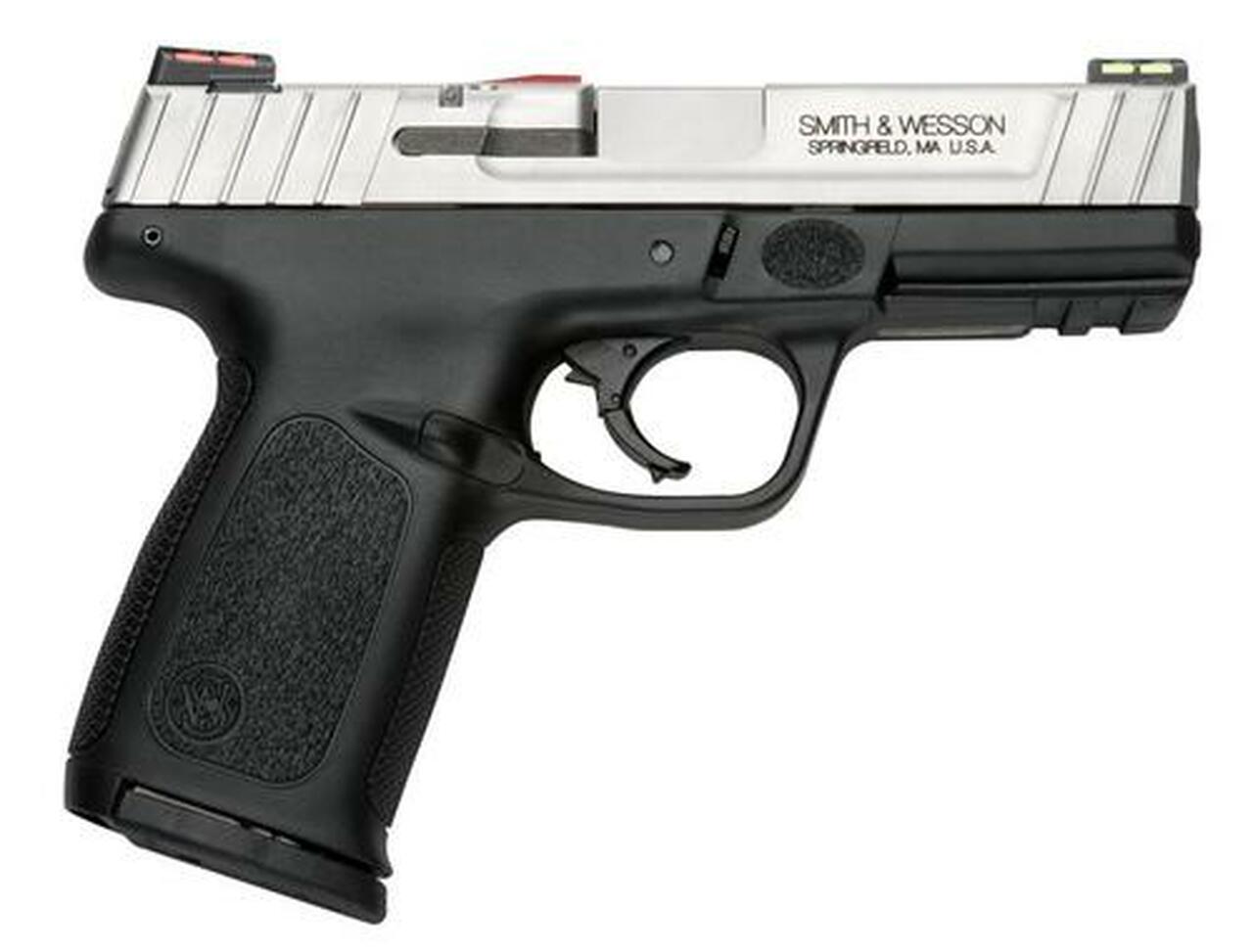 Smith & Wesson Model SD40 VE CA .40Smith & Wesson 4″ Barrel Two-Tone Hi-Viz Sights 10rd Mag – CA Compliant