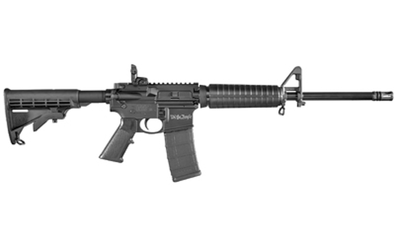 Smith & Wesson M&P 15 Sport II AR-15, 556/223, 16″ Barrel, Black, 6 Position Collapsible Stock, “We The People” Laser Engraved, 1:9, 30rd Mag