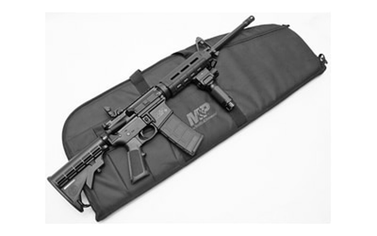 Smith & Wesson M&P 15 Sport II AR-15 Package 223/5.56, 16″ Barrel, Foregrip W/500 Lumen Light, Gun Case, Flip Up, M-Lok, 30rd Mag
