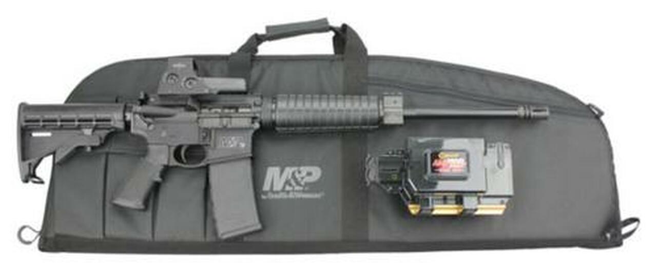 Smith & Wesson M&P 15 Sport II EoTech 512 Kit 5.56/223, 16″ Barrel, EoTech, Caldwell Mag Charger, Gun Case, 30rd Mag