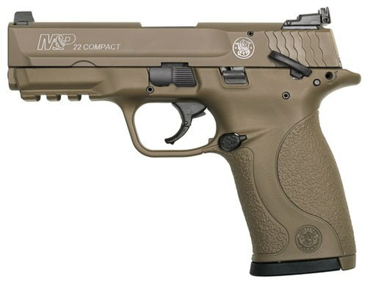 Smith & Wesson M&P 22 Compact 22 LR, 3.6″, 10rd, Flat Dark Earth