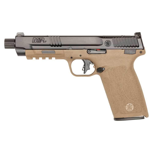 Smith & Wesson M&P 5.7x28mm, 5″ Barrel, Flat Dark Earth, Black Slide, 22rd