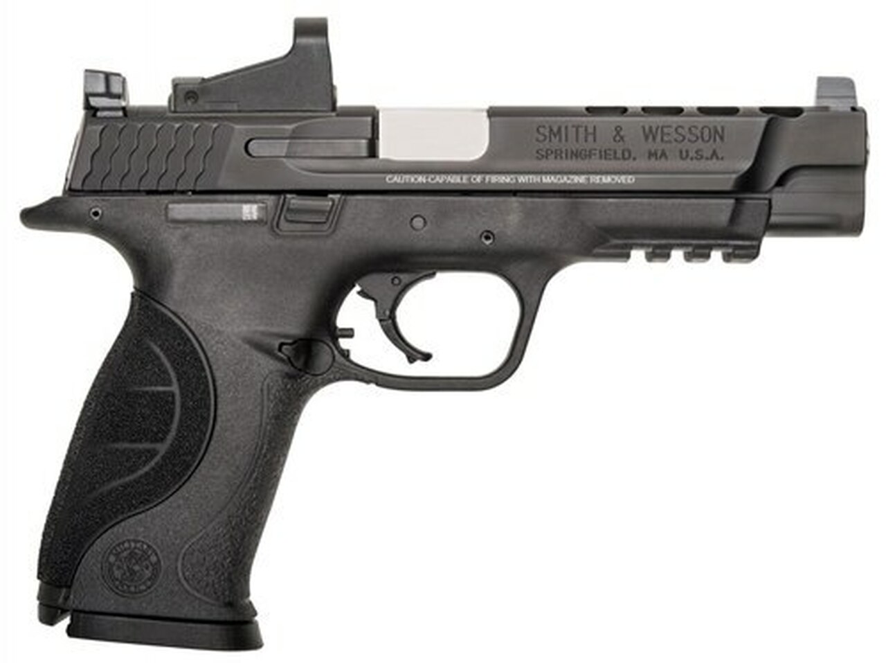 Smith & Wesson M&P 9 Ported, Red Dot Double 9mm 5″ Barrel 17rd Mag