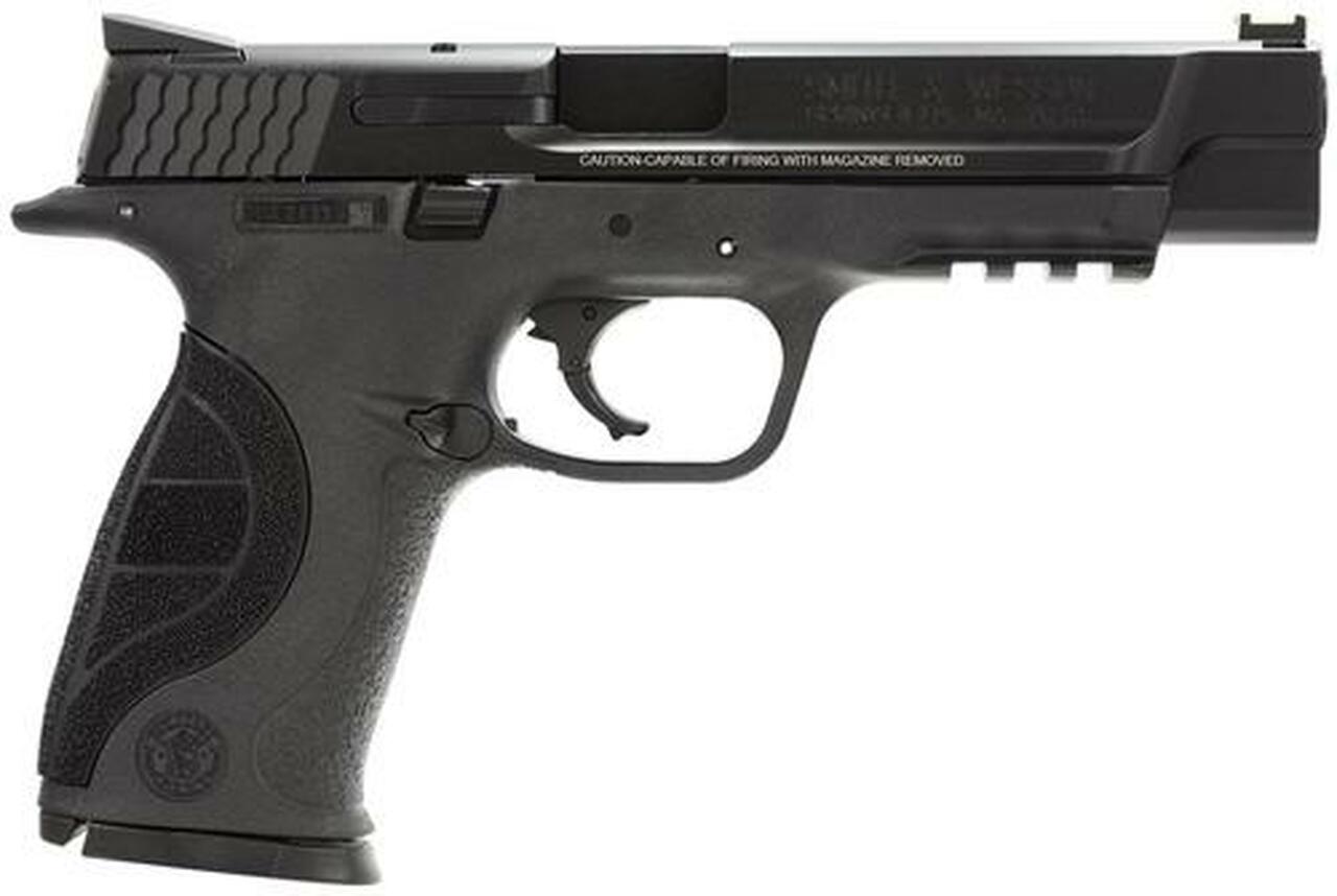 Smith & Wesson M&P 9 Pro Series 9mm 5″ Barrel, Fiber Optic Sights 17 Rd Mag