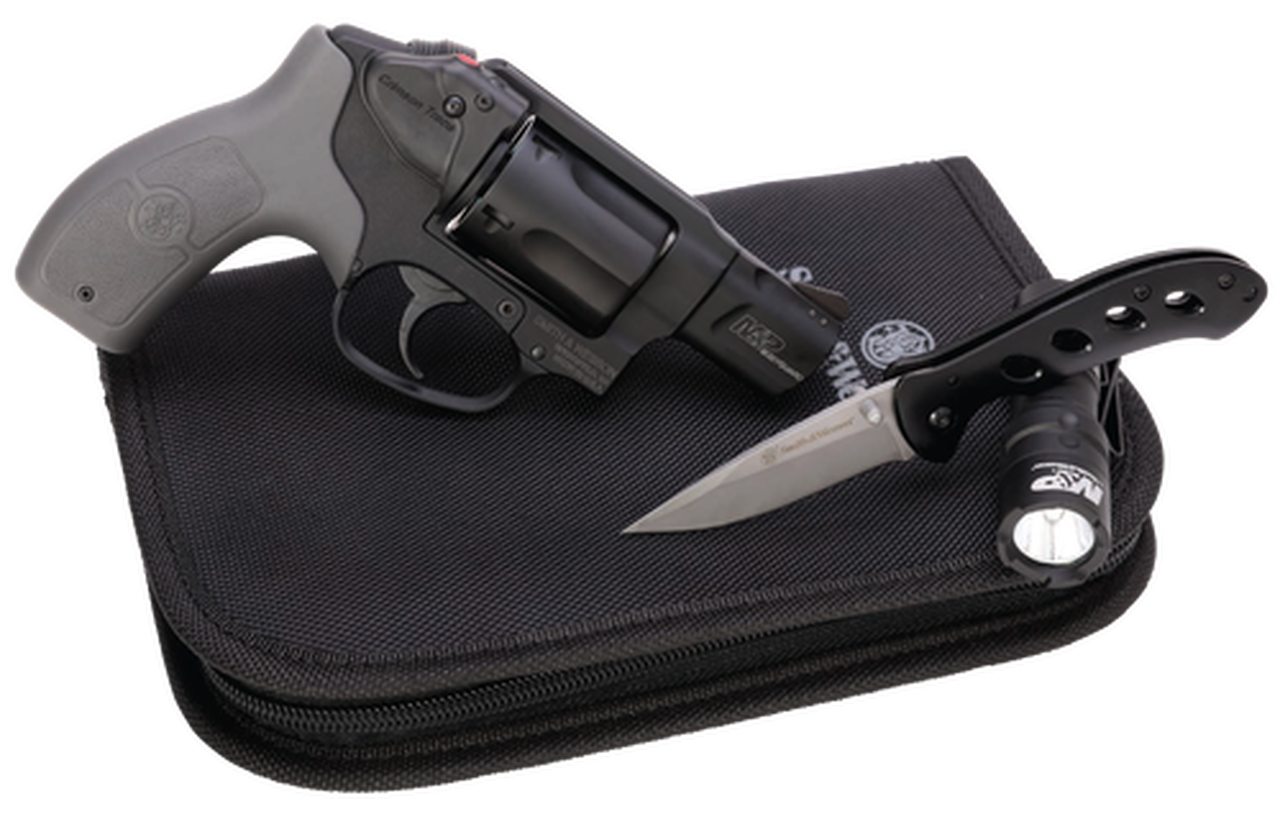 Smith & Wesson M&P Bodyguard Everyday Carry Kit 38 Special+P, 1.9″ Barrel, Crimson Trace, MA Compliant, 5rd