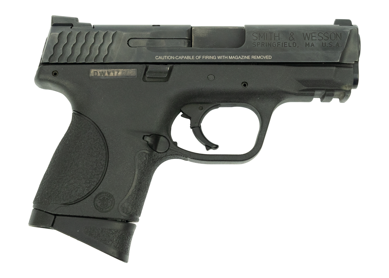 Smith & Wesson M&P Compact 9mm, Trade-In, 3.5″ Barrel, 3-Dot Sights, Black, 2x 12rd