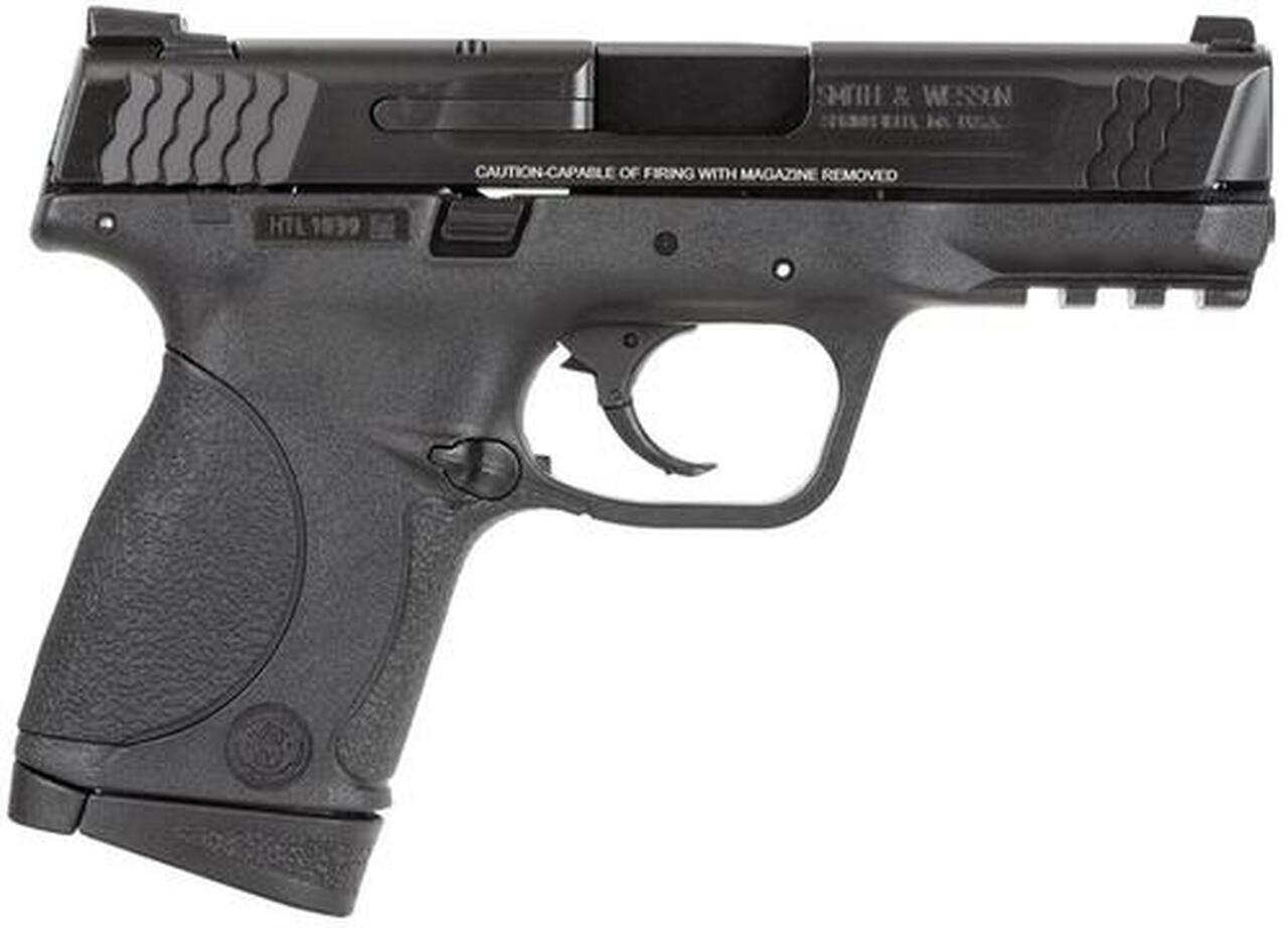 Smith & Wesson M&P Compact *MA Comp* 45 ACP 4″ Barrel, No Mag Safety Poly Grip/Frame Black, 8rd