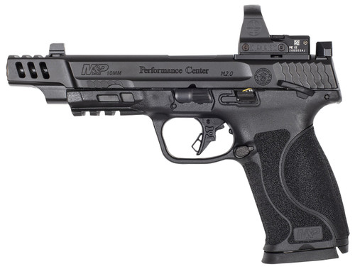 Smith & Wesson M&P M2.0 10mm, 5.6″ Ported Barrel, Black, Leupold Deltapoint Pro Red Dot, 15rd