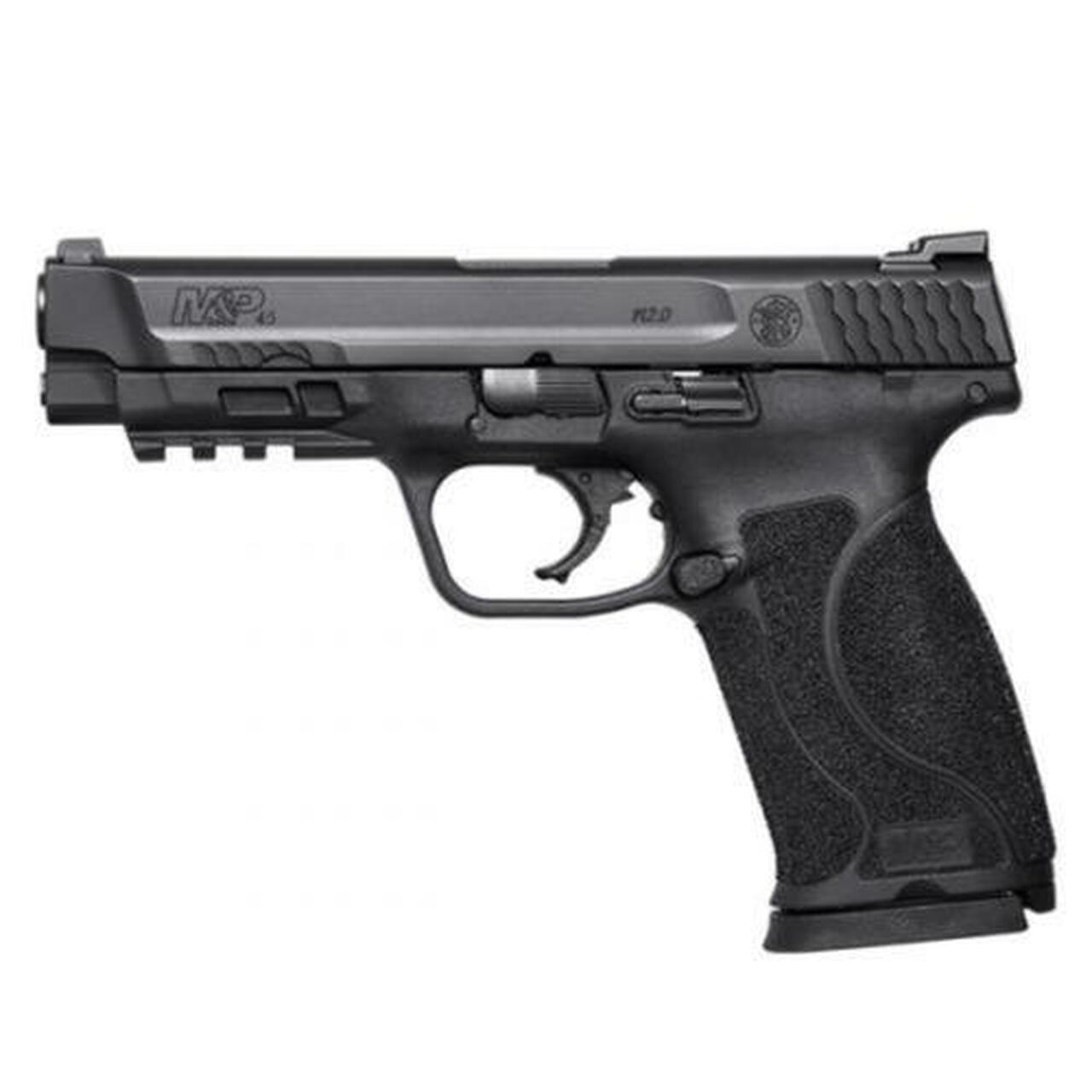 Smith & Wesson M&P M2.0 45 ACP, 4.5″, No Mag Safety,, , Black, 10 rd