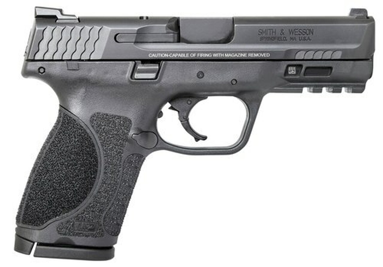 Smith & Wesson M&P M2.0 Compact, 9mm, 4″ Barrel, 10rd, No Manual Safety, Black
