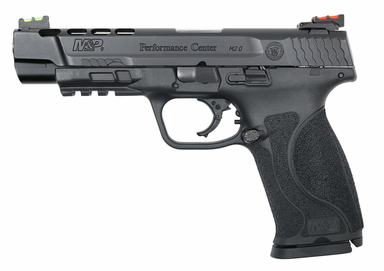 Smith & Wesson M&P M2.0 Performance Center Ported 9mm, 5″ Barrel, Black, 17rd