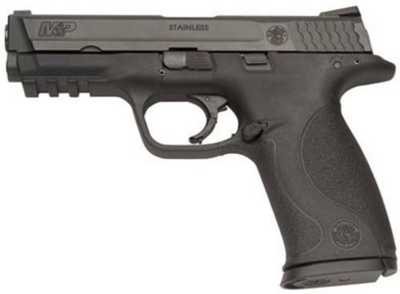 Smith & Wesson, M&P, Semi-automatic Pistol, Full Size, 9mm, 4.25″ Barrel, Polymer Frame, Black, Fixed Sights, No Internal Lock or Magazine Safety, 17Rd, 2 Magazines