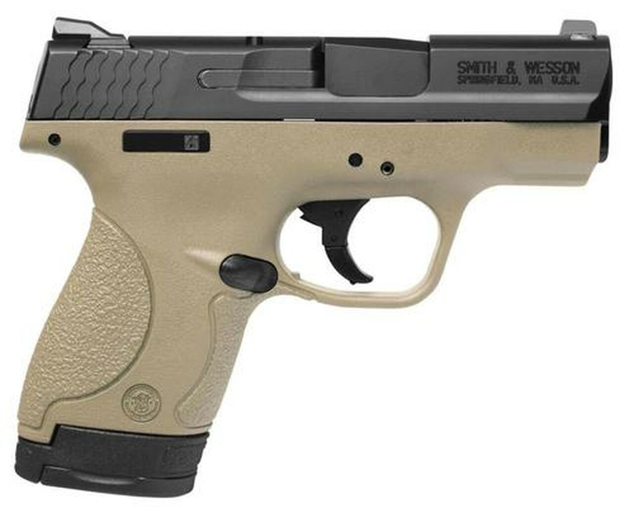 Smith & Wesson M&P Shield 9mm 3″ Barrel Flat Dark Earth 7rd & 8rd Mag