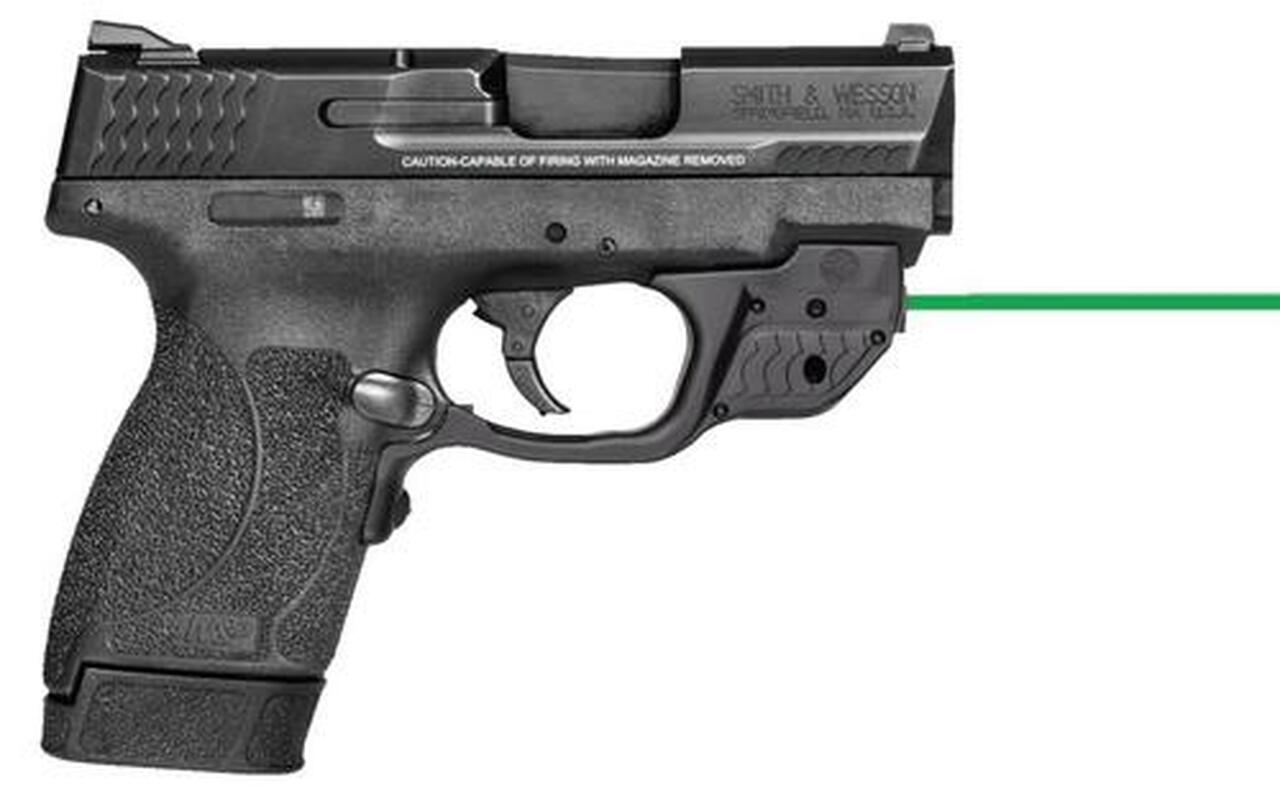 Smith & Wesson M&P Shield Double 45 ACP 3.3″ Barrel, Black Polymer/Crimson Trace, 6/7rd Mags