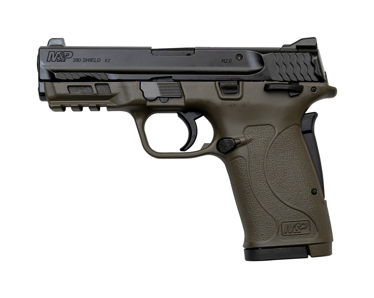 Smith & Wesson M&P Shield EZ .380 ACP, 3.6″ Barrel, 3-Dot Sights, Patriot Brown, 8rd