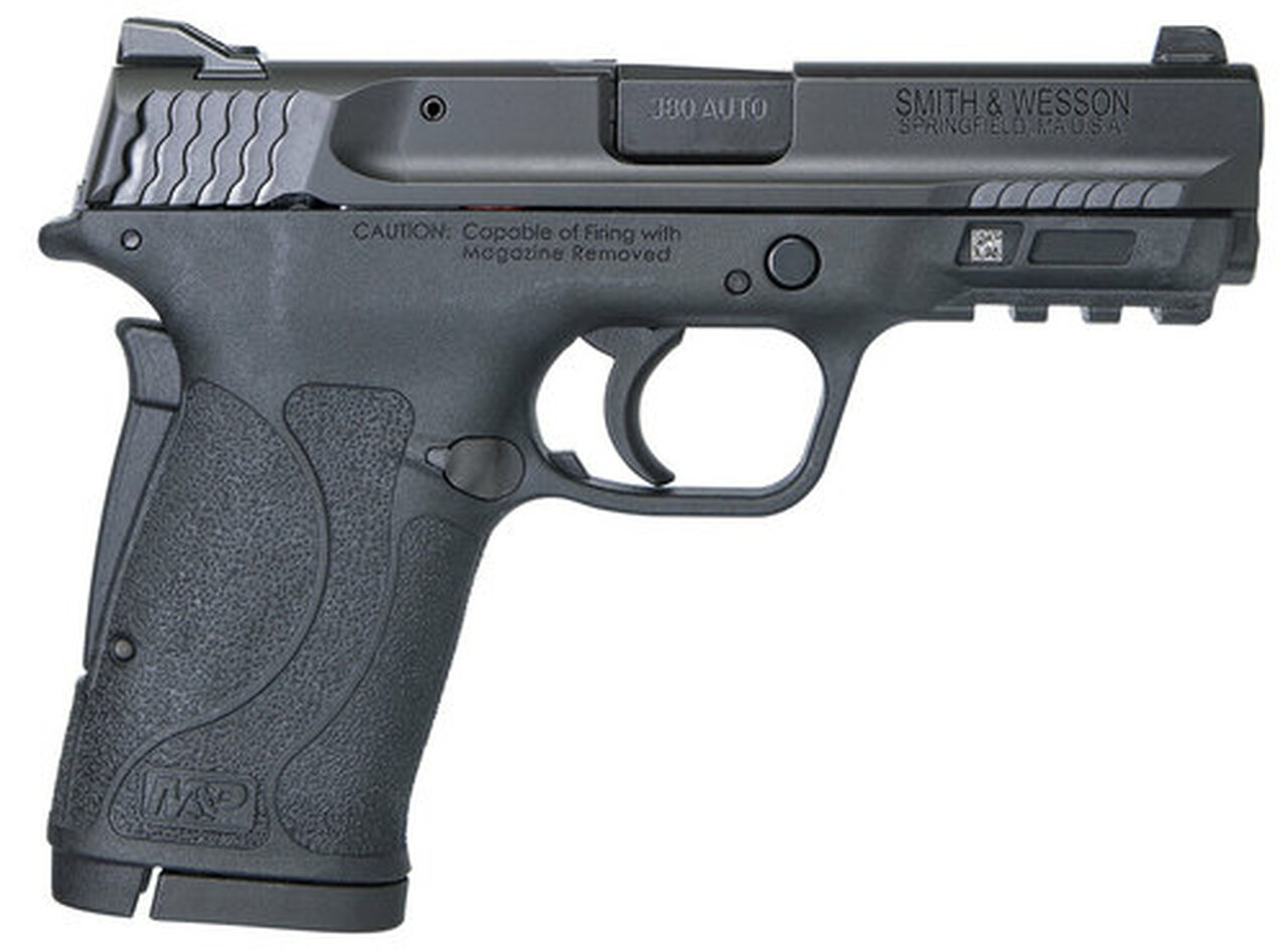 Smith & Wesson M&P Shield EZ .380 ACP, 3.6″ Barrel, Black, No Thumb Safety, 8rd