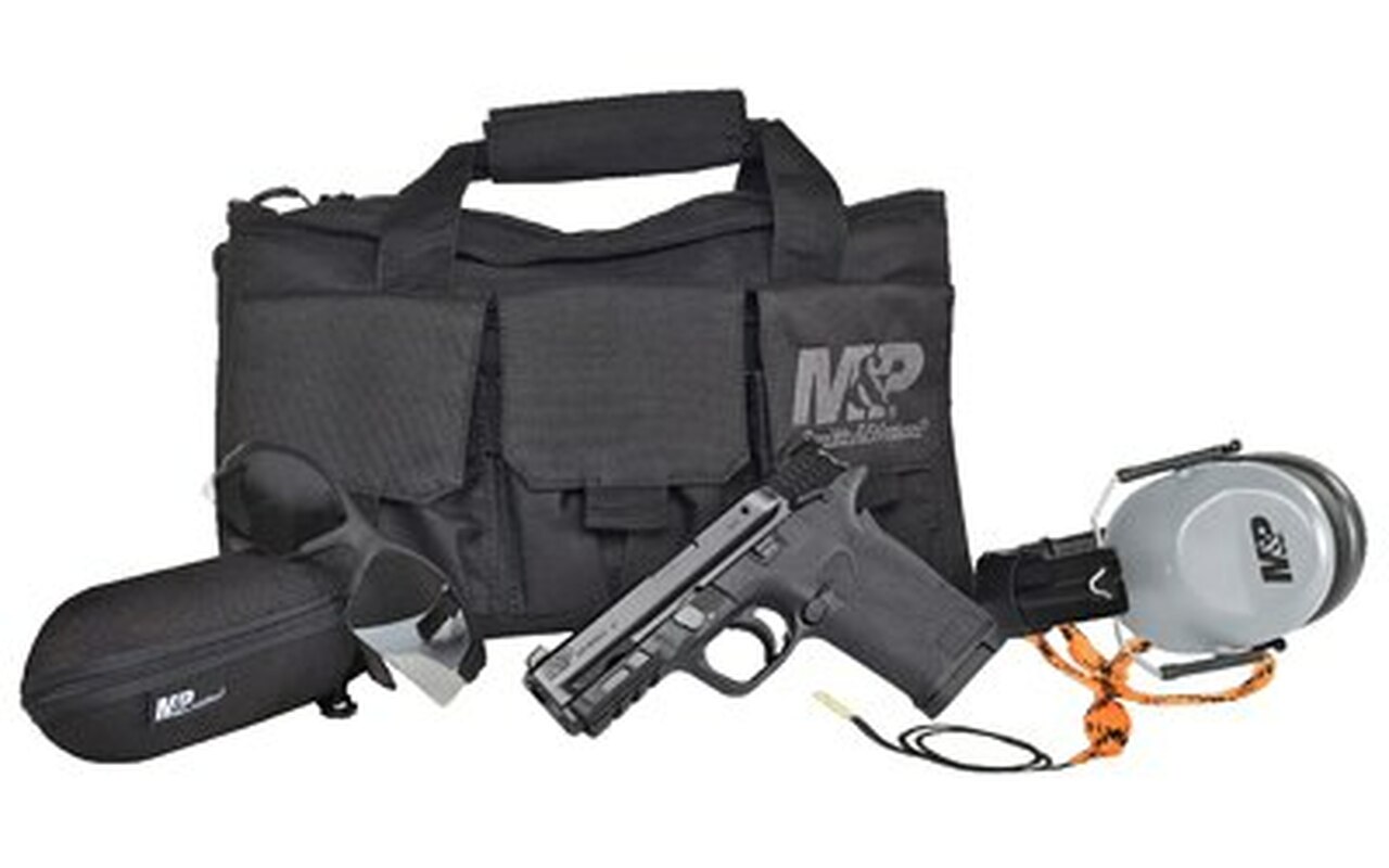 Smith & Wesson M&P Shield EZ Bundle 380 ACP, 3.68″ Barrel, Black Armornite Stainless, 8rd